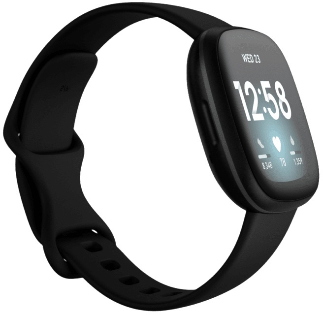 Fitbit Versa 3 Zwart - Smartwatch