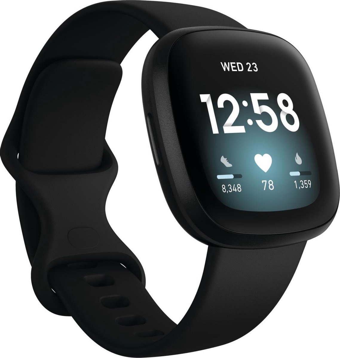 Fitbit Versa 3 Zwart - Smartwatch