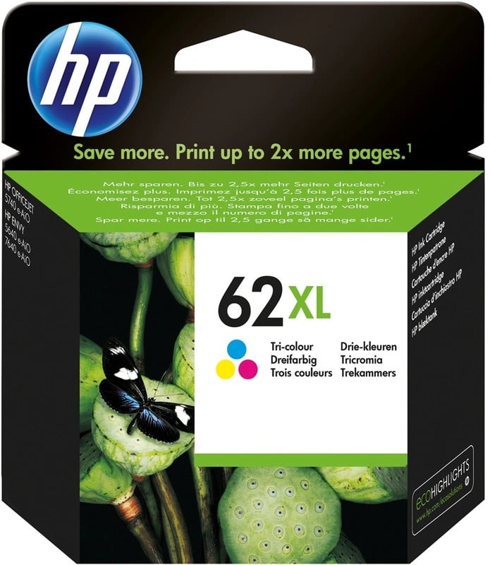 HP 62XL Kleur - Inktcartridge