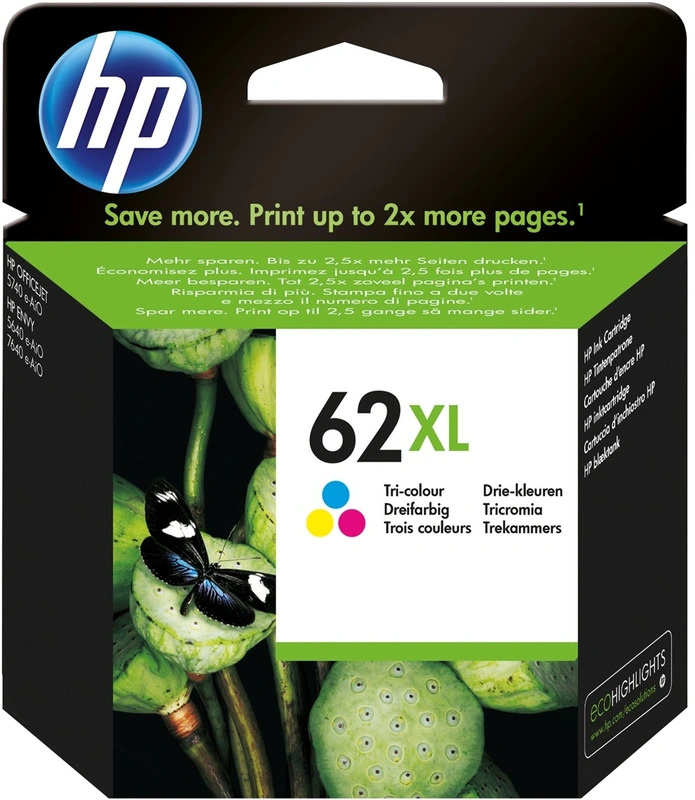HP 62XL Kleur - Inktcartridge