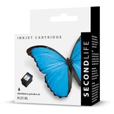 SecondLife HP 21 XL zwart - Inktcartridge