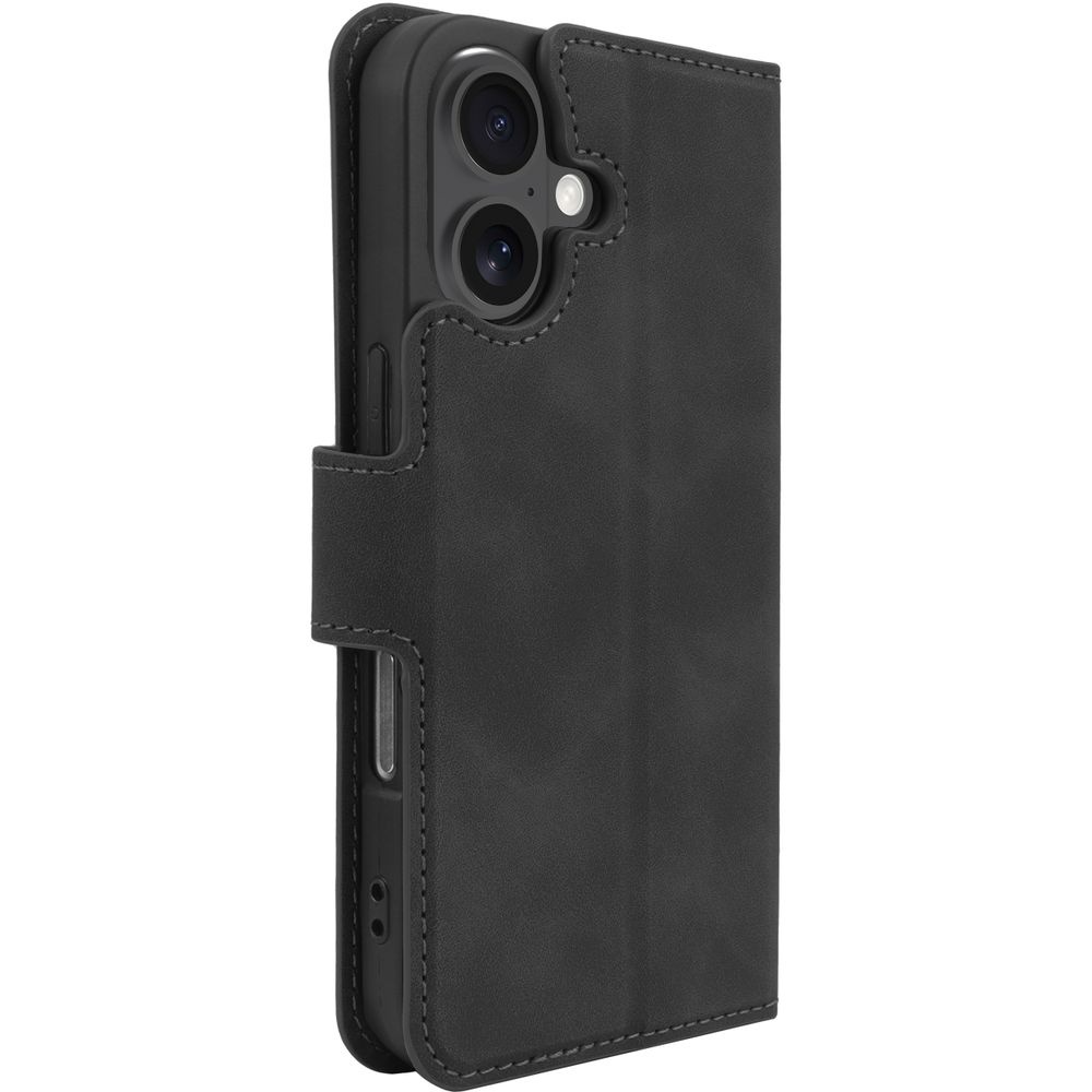 Just in Case iPhone 16 Premium Wallet Case Zwart - Beschermhoes
