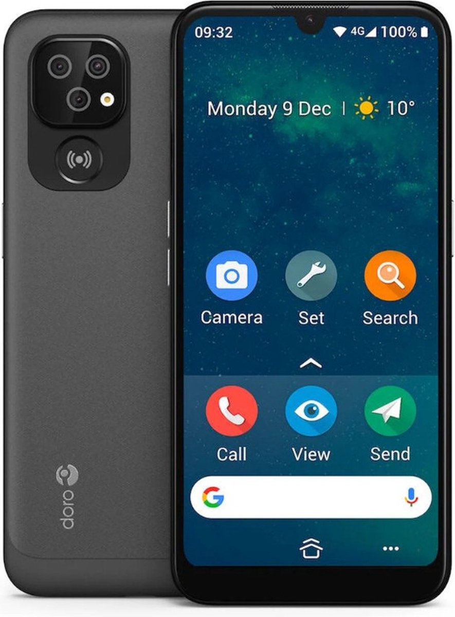 Doro 8100 4G 32GB Grijs Senioren - Mobiele telefoon