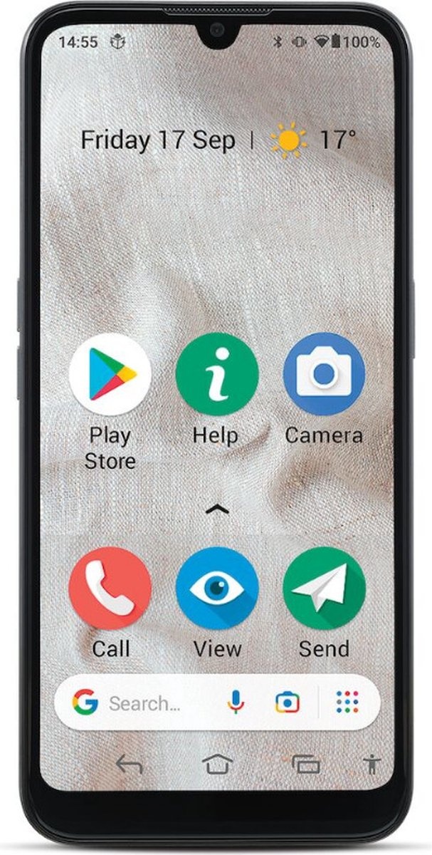 Doro 8100 4G 32GB Grijs Senioren - Mobiele telefoon