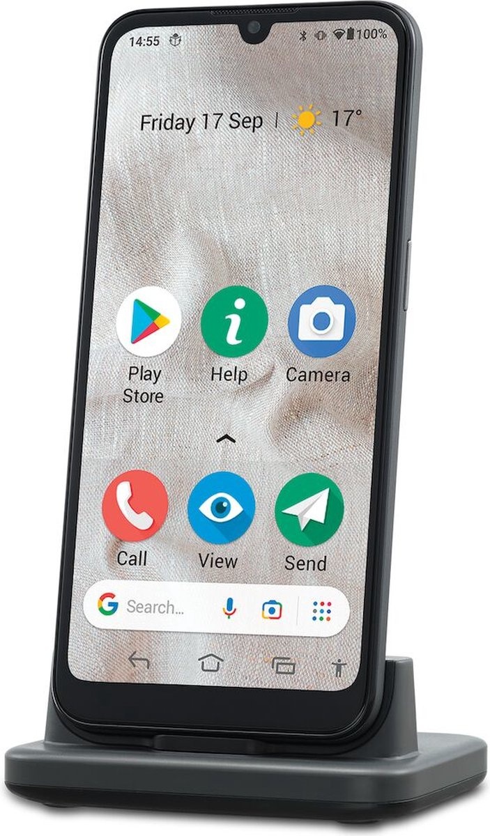 Doro 8100 4G 32GB Grijs Senioren - Mobiele telefoon