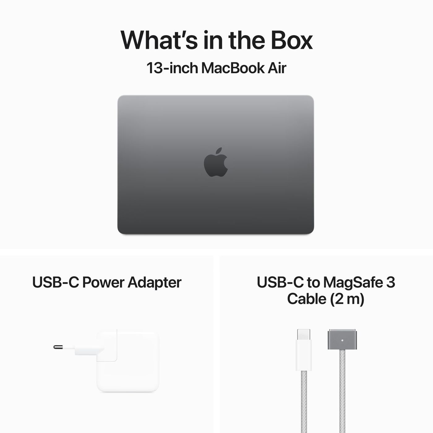 Apple MacBook Air (2024) M3 512GB Space Grey - Laptop