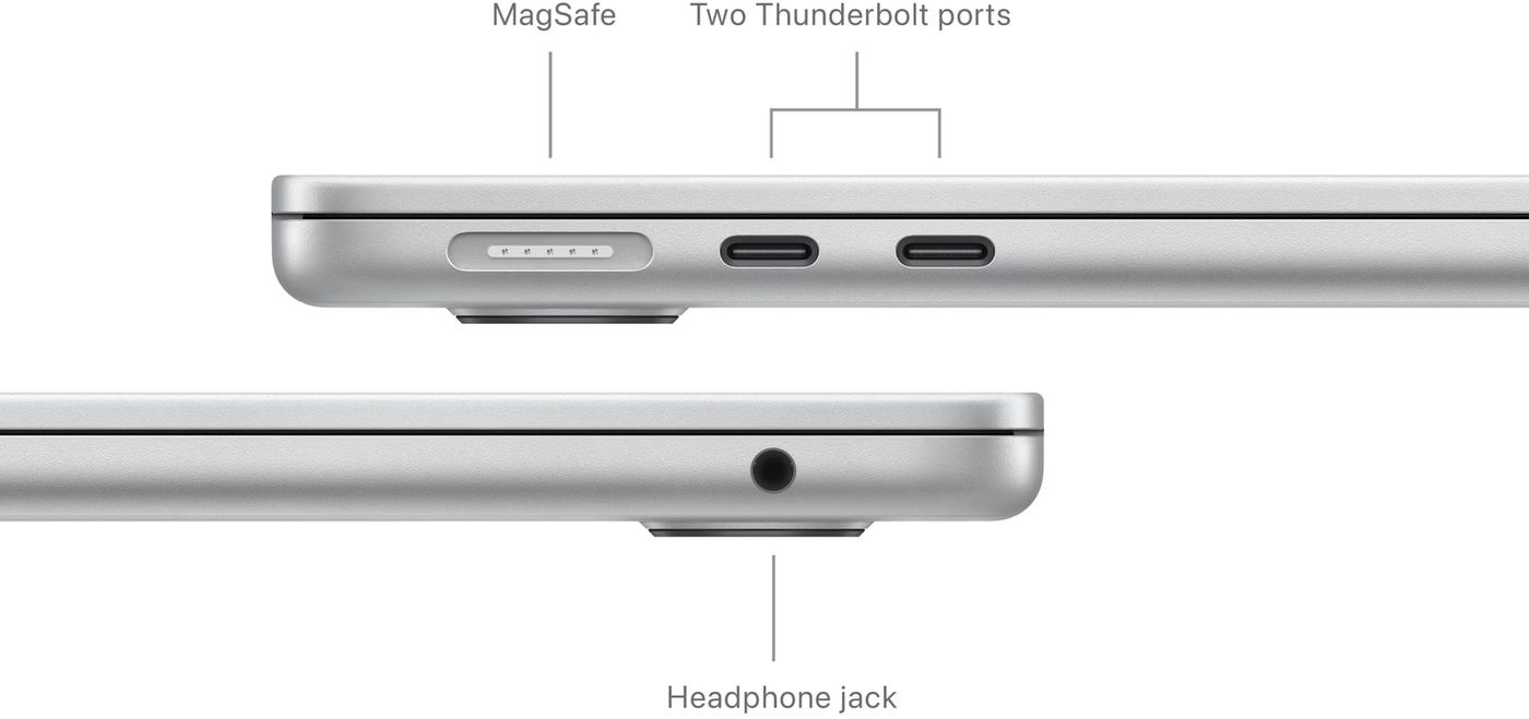 Apple MacBook Air (2024) M3 512GB Zilver - Laptop