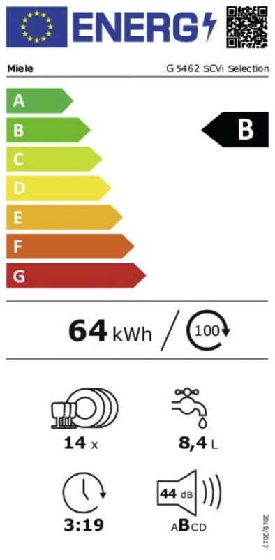Miele G 5462 SCVi - Inbouw vaatwasser