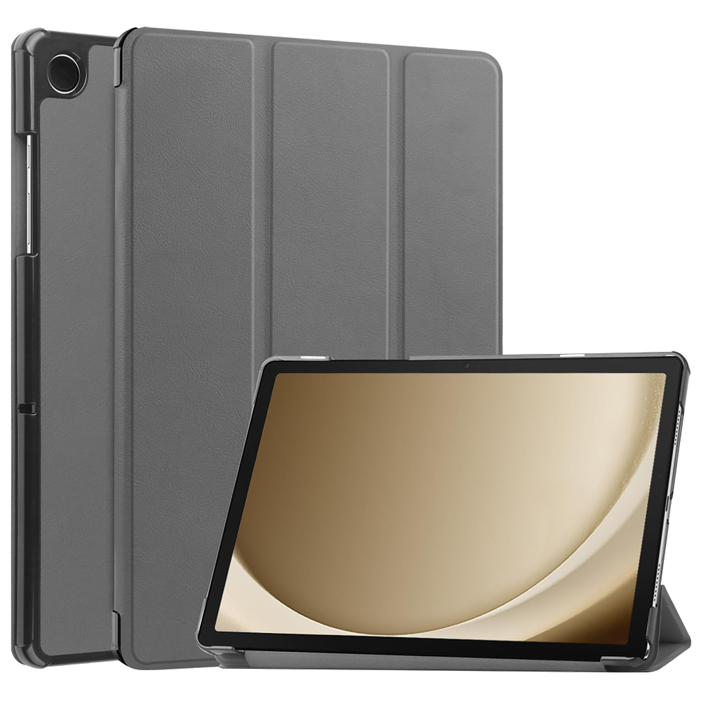 Just in Case Samsung Galaxy Tab A9+ TriFold Smart Book Case Grijs - Beschermhoes