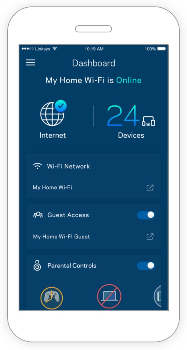 Linksys WHW0102 VELOP Whole Home Mesh Wi-Fi System - Router