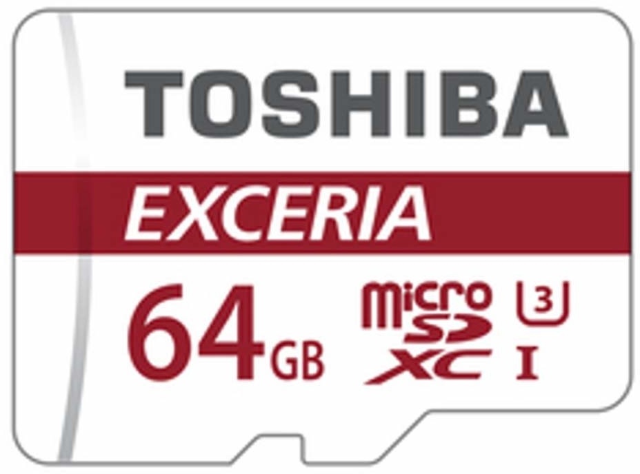Toshiba EXCERIA 64GB Micro SDXC geheugenkaart - Micro SD kaart