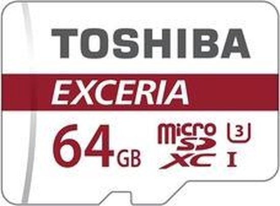 Toshiba EXCERIA 64GB Micro SDXC geheugenkaart - Micro SD kaart