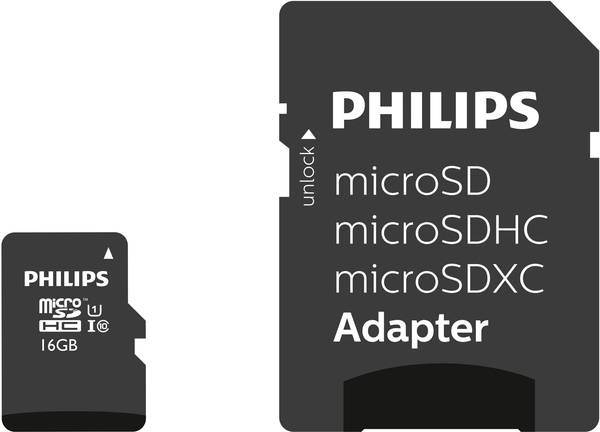 Philips 32GB Micro SDHC geheugenkaart - Micro SD kaart