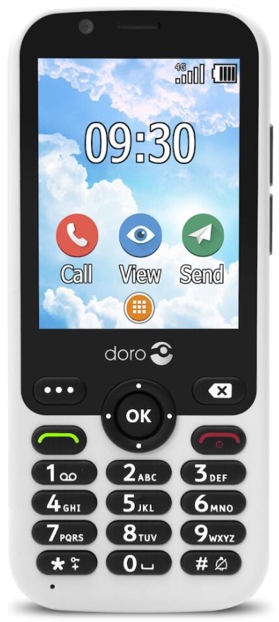 Doro 7010 Wit - Senioren telefoon