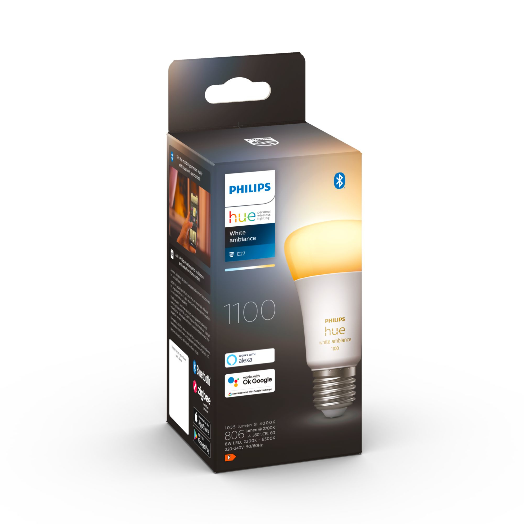 Philips Hue White Ambiance E27 - Slimme lamp