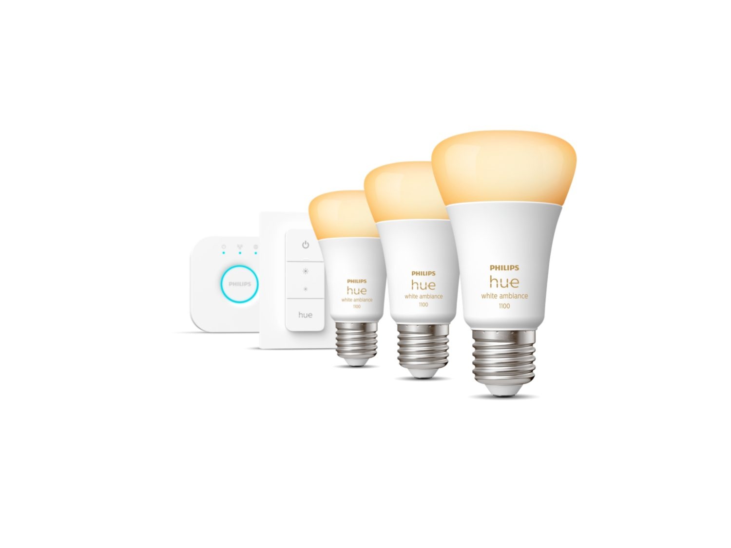 Philips Hue Starterkit E27 White Ambiance - Slimme lamp