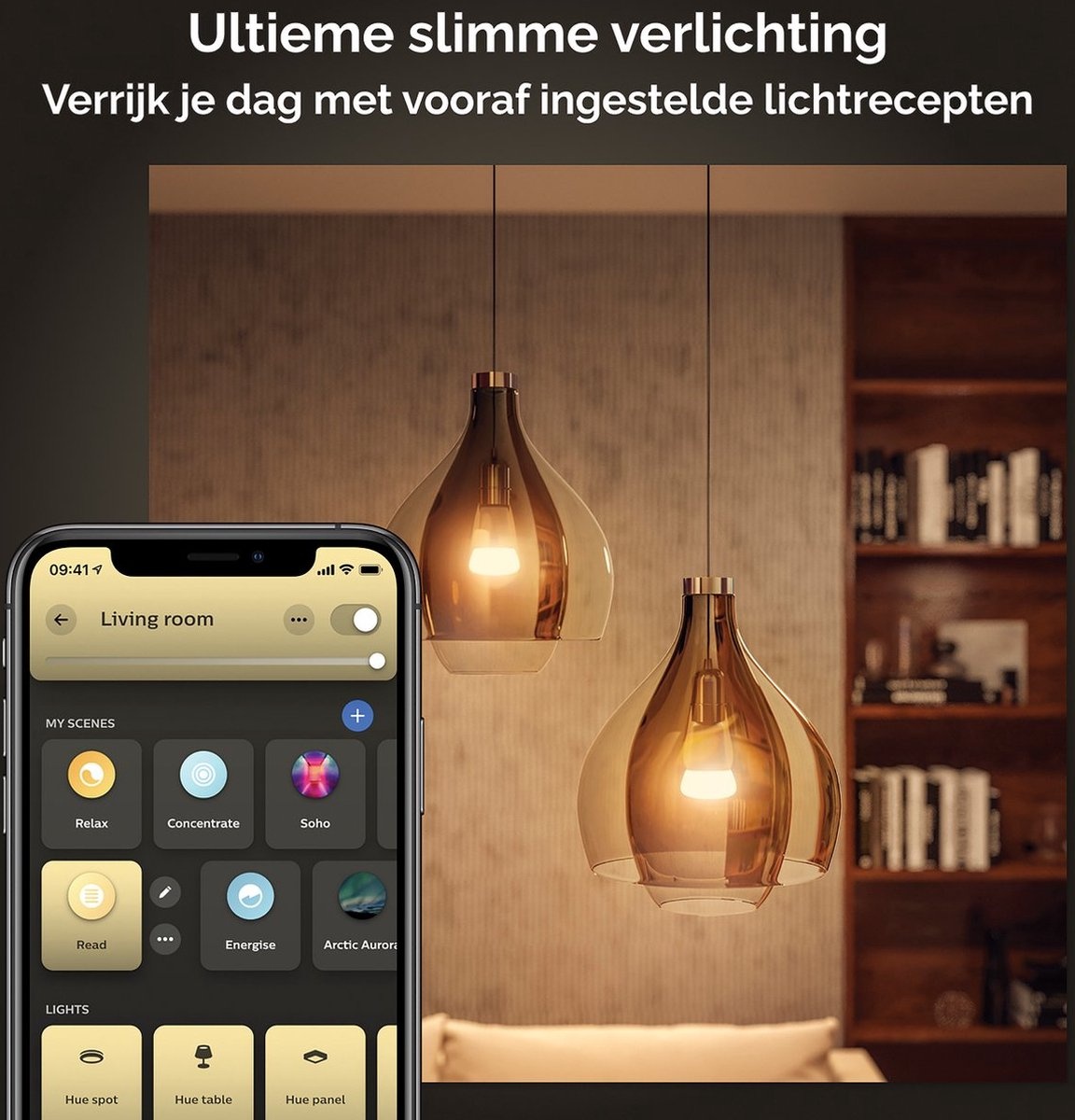 Philips Hue Starterkit E27 White Ambiance - Slimme lamp