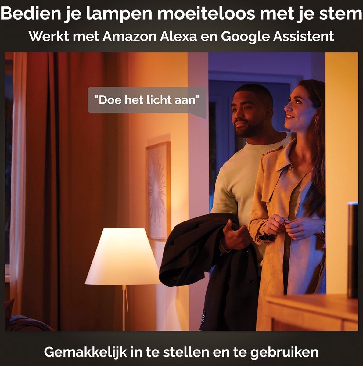 Philips Hue Starterkit E27 White Ambiance - Slimme lamp