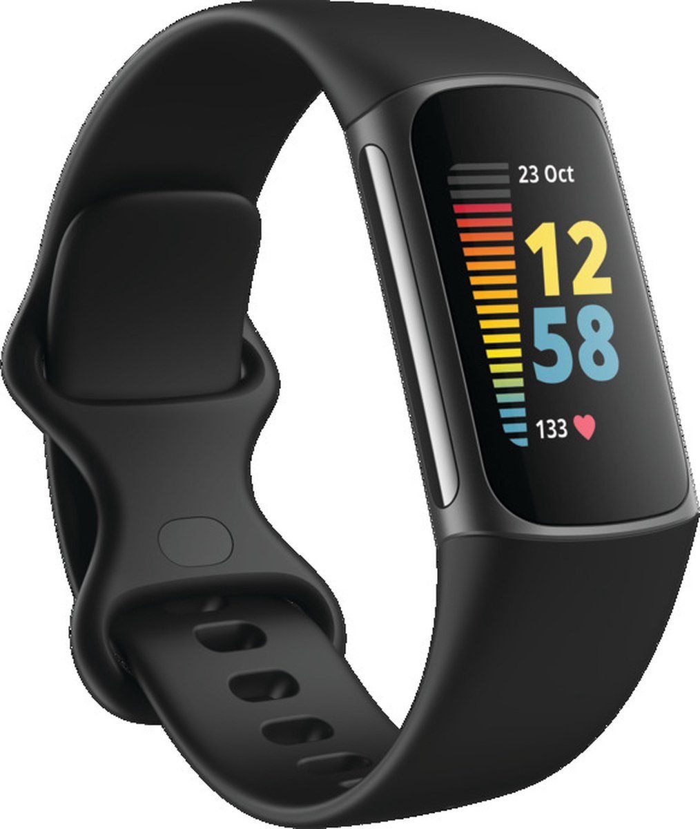 Fitbit Charge 5 Zwart met extra bandje - Activity tracker