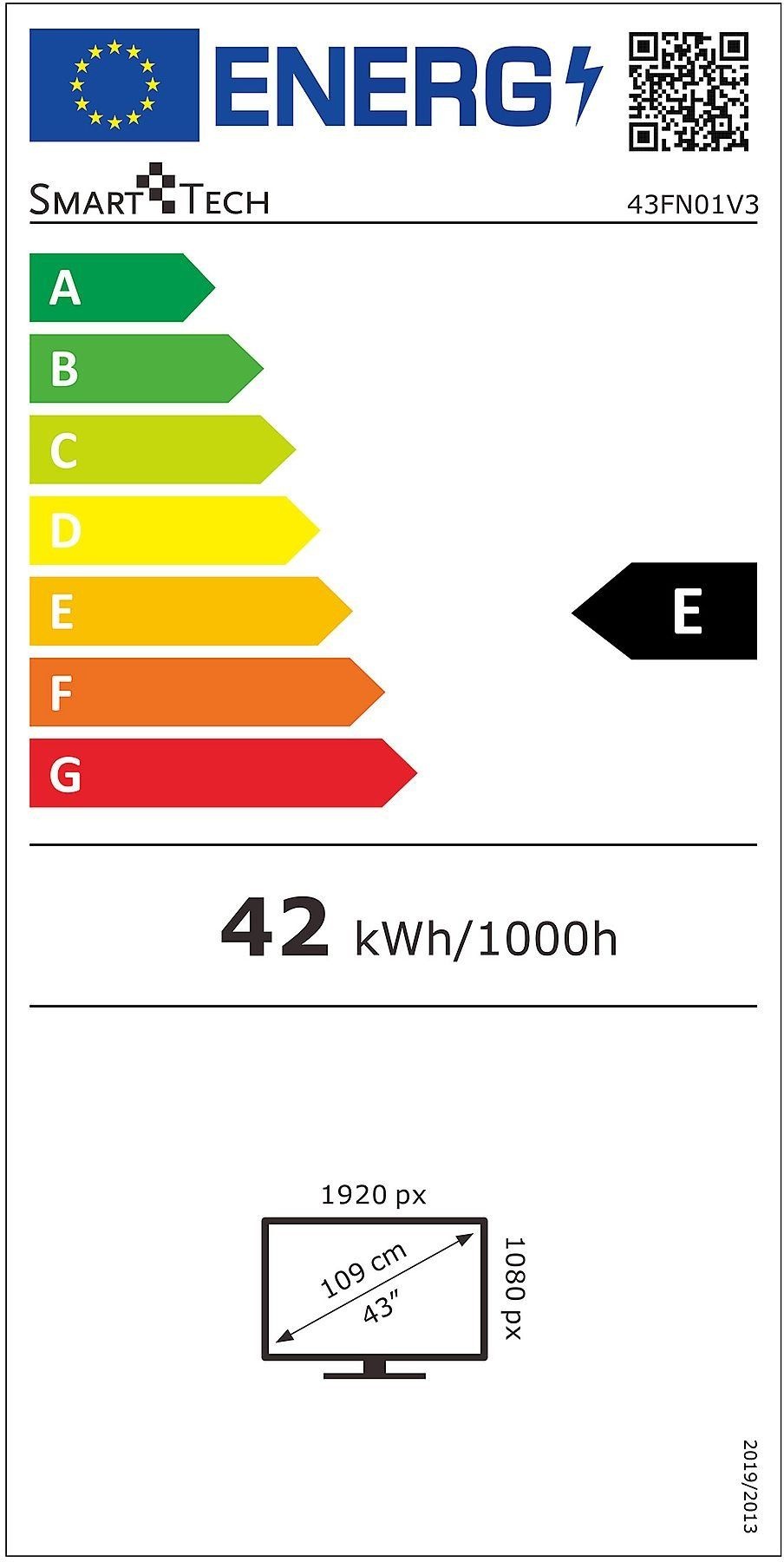 Smart Tech 43FN01V3 - LED TV