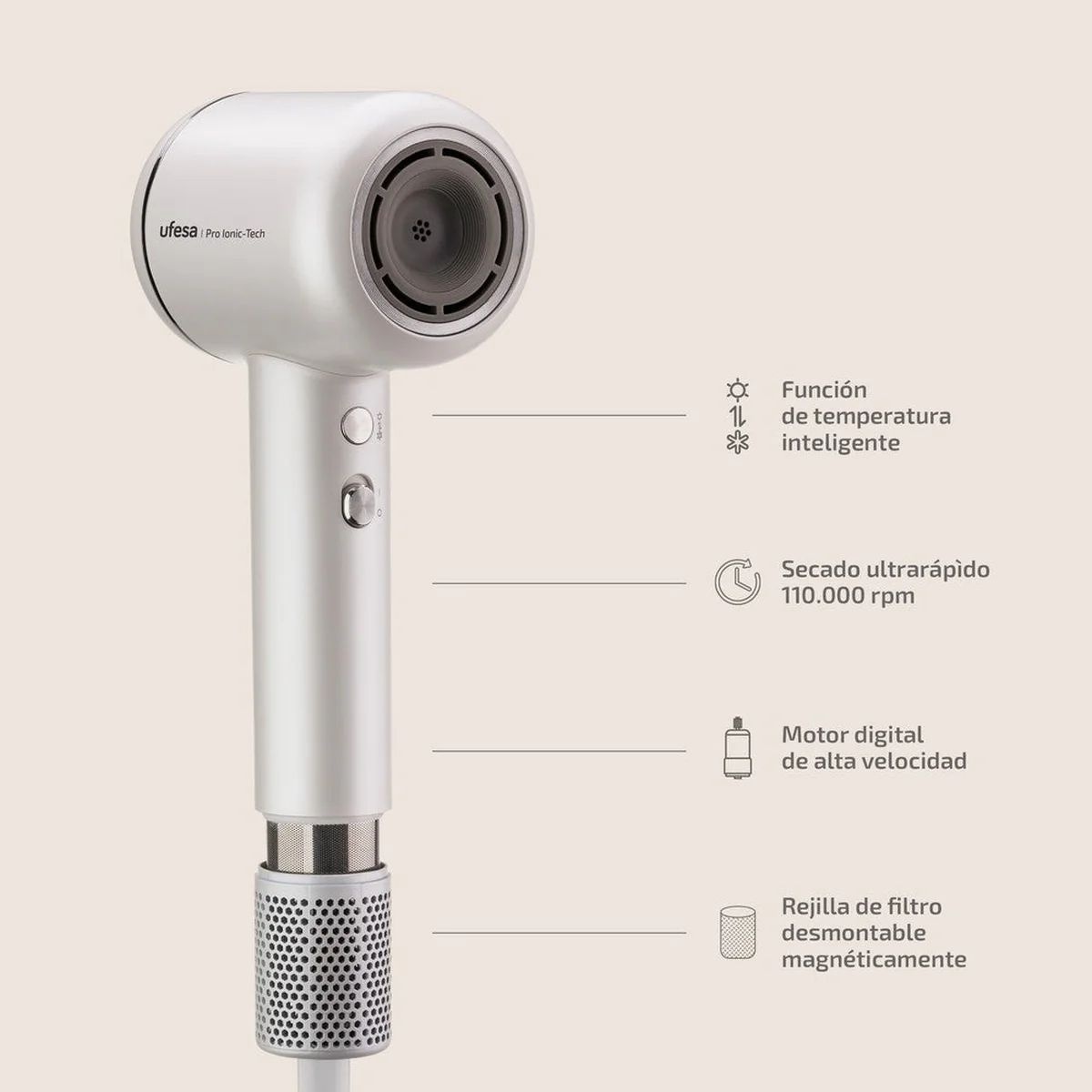 Ufesa Pro Ionic Tech - Föhn