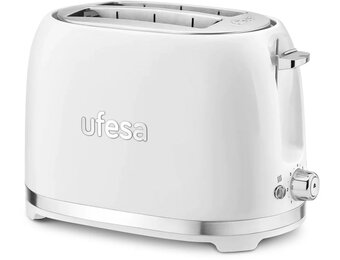 Ufesa Classic PinUp Wit - Broodrooster