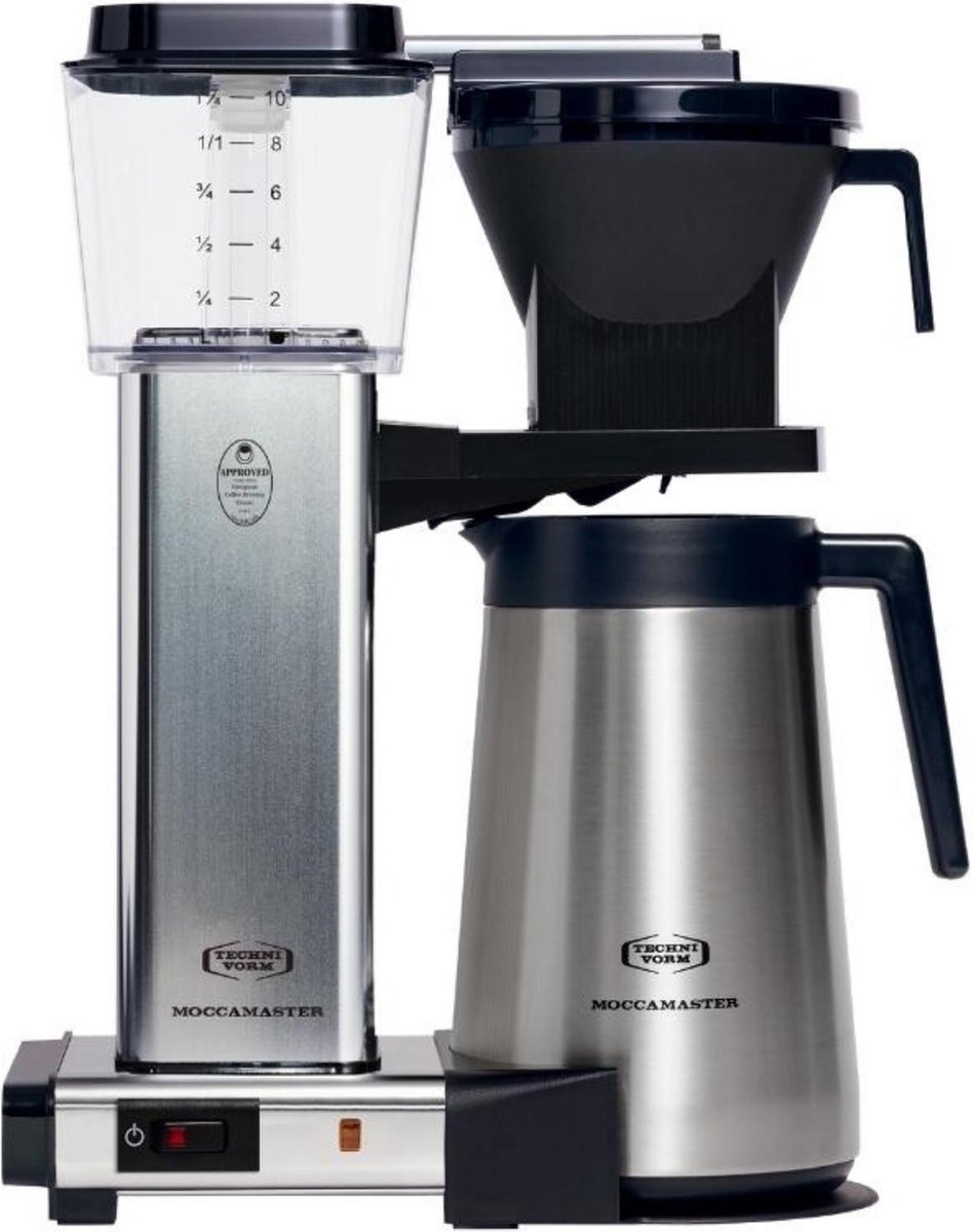 Moccamaster KBGT Polished Silver - Koffiezetapparaat