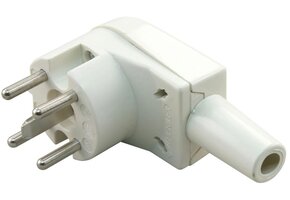 Perilex 5-pins stekker haaks Beige