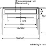 Siemens LZ11IXC16 CleanAir Plus Recirculatieset