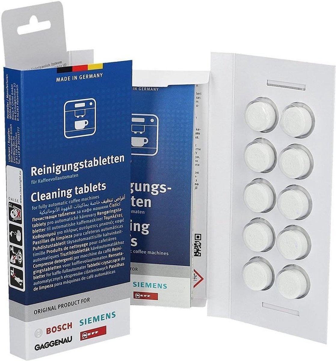 Bosch/ Siemens reinigingstabletten 311940 (10 stuks)