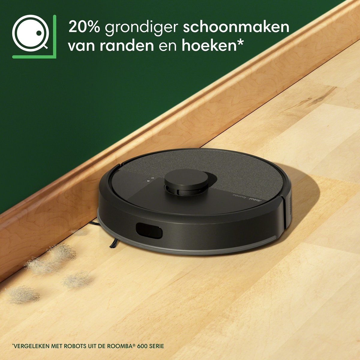 iRobot Roomba 105 Combo Black + AutoEmpty - Robotstofzuiger