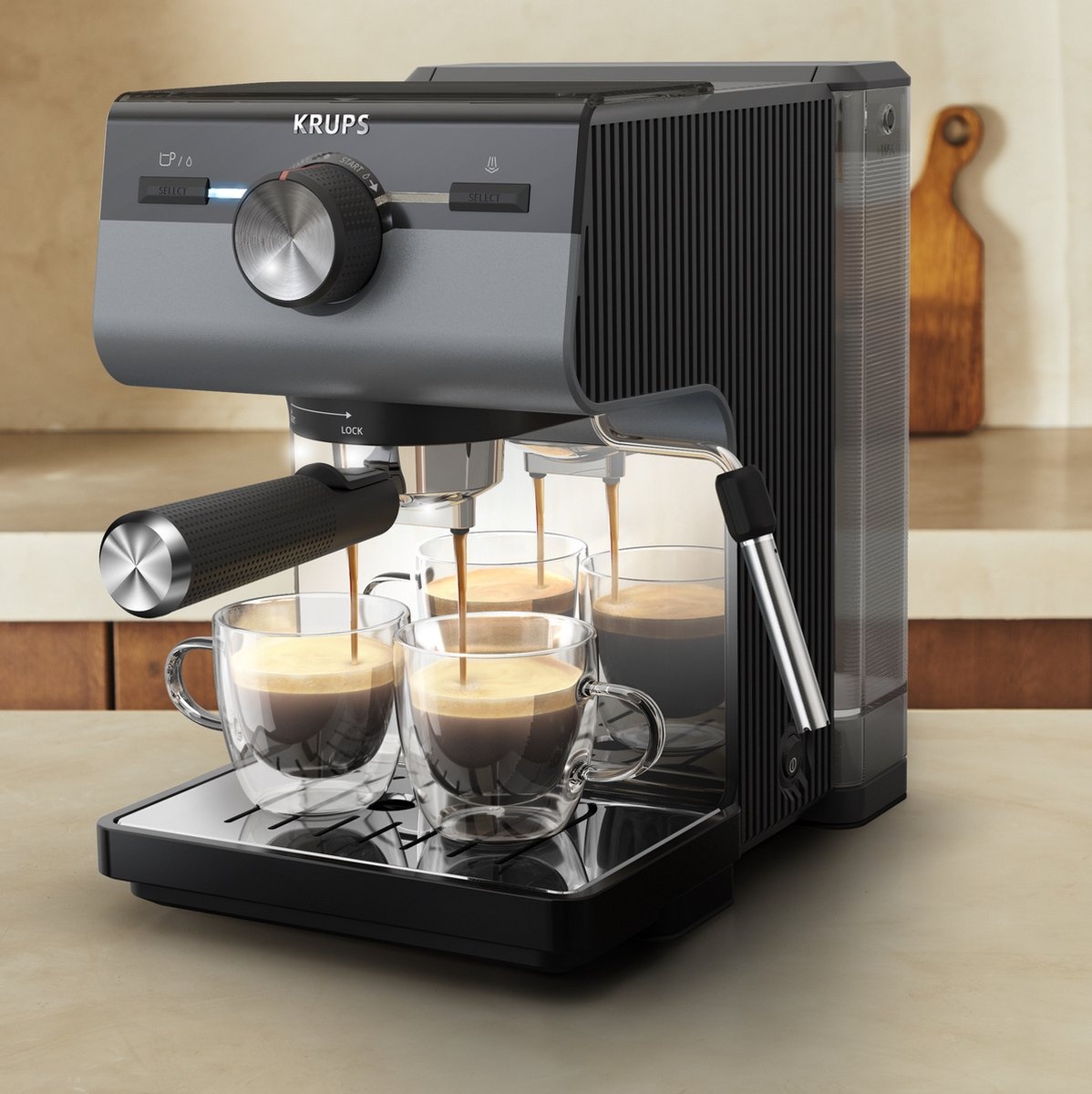 Krups XP384G Authentic+ C80 - Koffiemachine