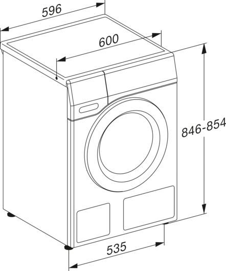 Miele WEJ 895 WPS Excellence PowerWash - Wasmachine