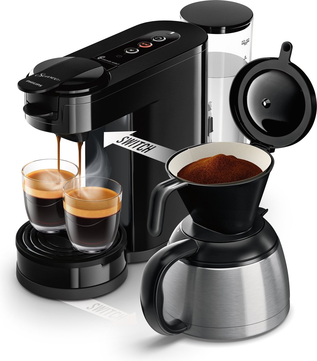 Philips Senseo Switch HD6592/64 Zwart - Koffiemachine