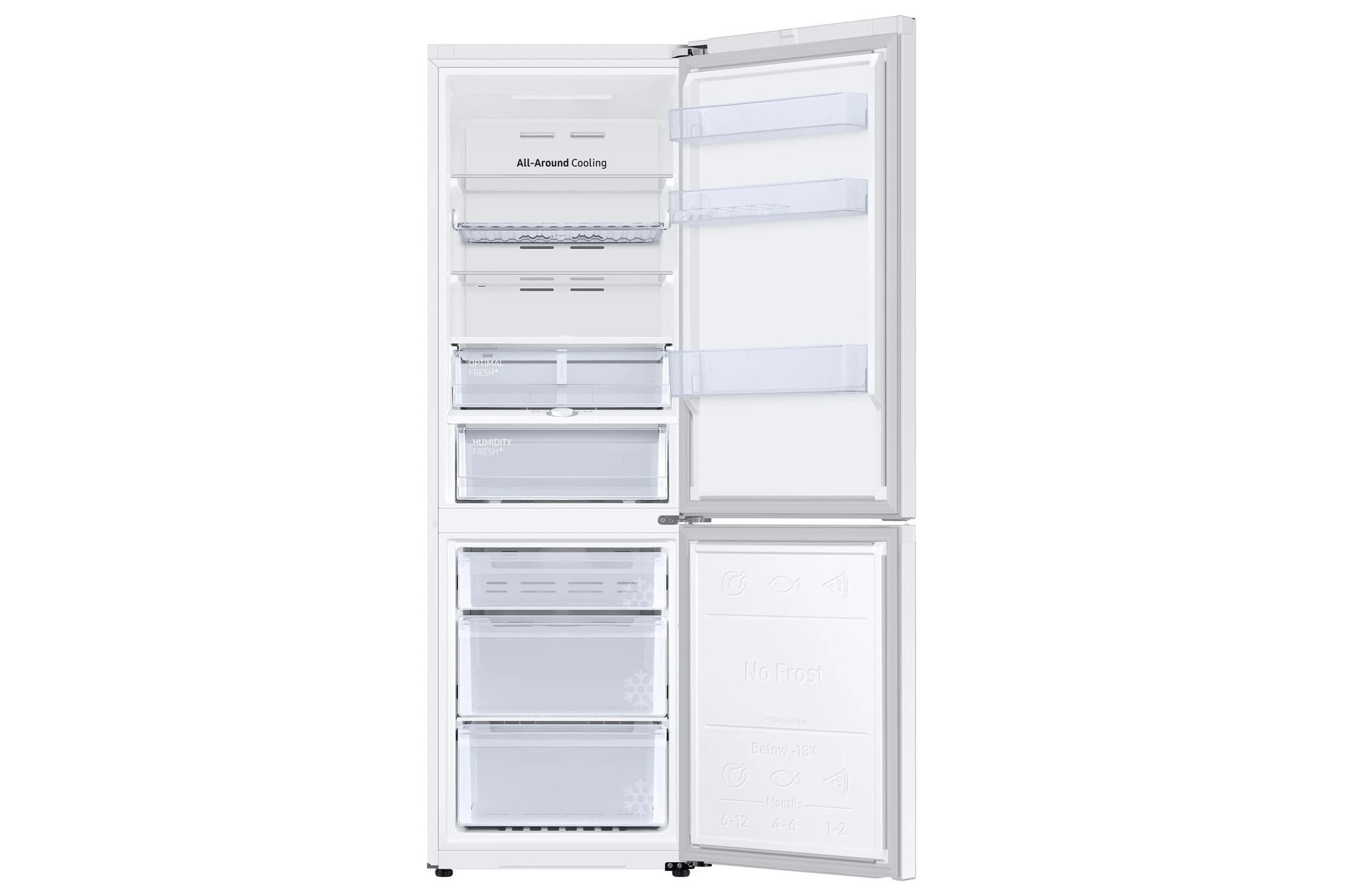 Samsung RB34C605CWW/EF - Koel-vriescombinatie