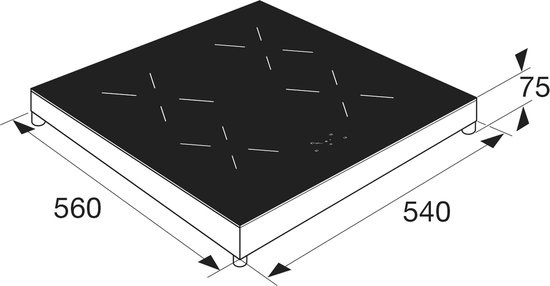 ETNA KIV254RVS - Inductiekookplaat