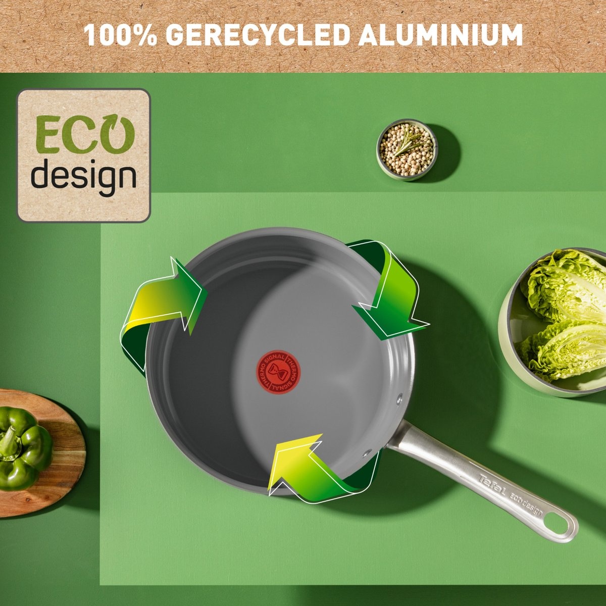 Tefal Renew+ Keramische hapjespan Ø24 cm