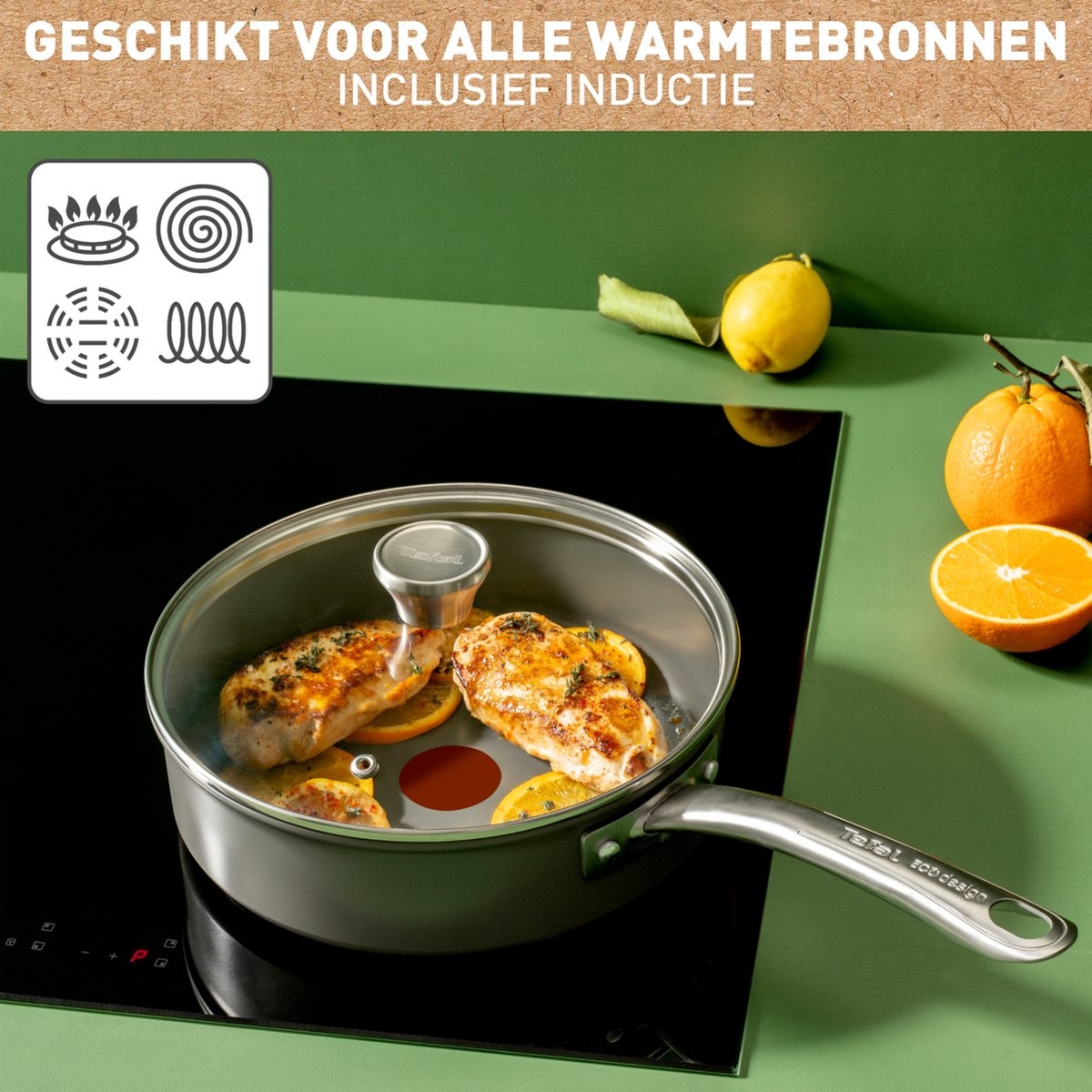 Tefal Renew+ Keramische hapjespan Ø24 cm