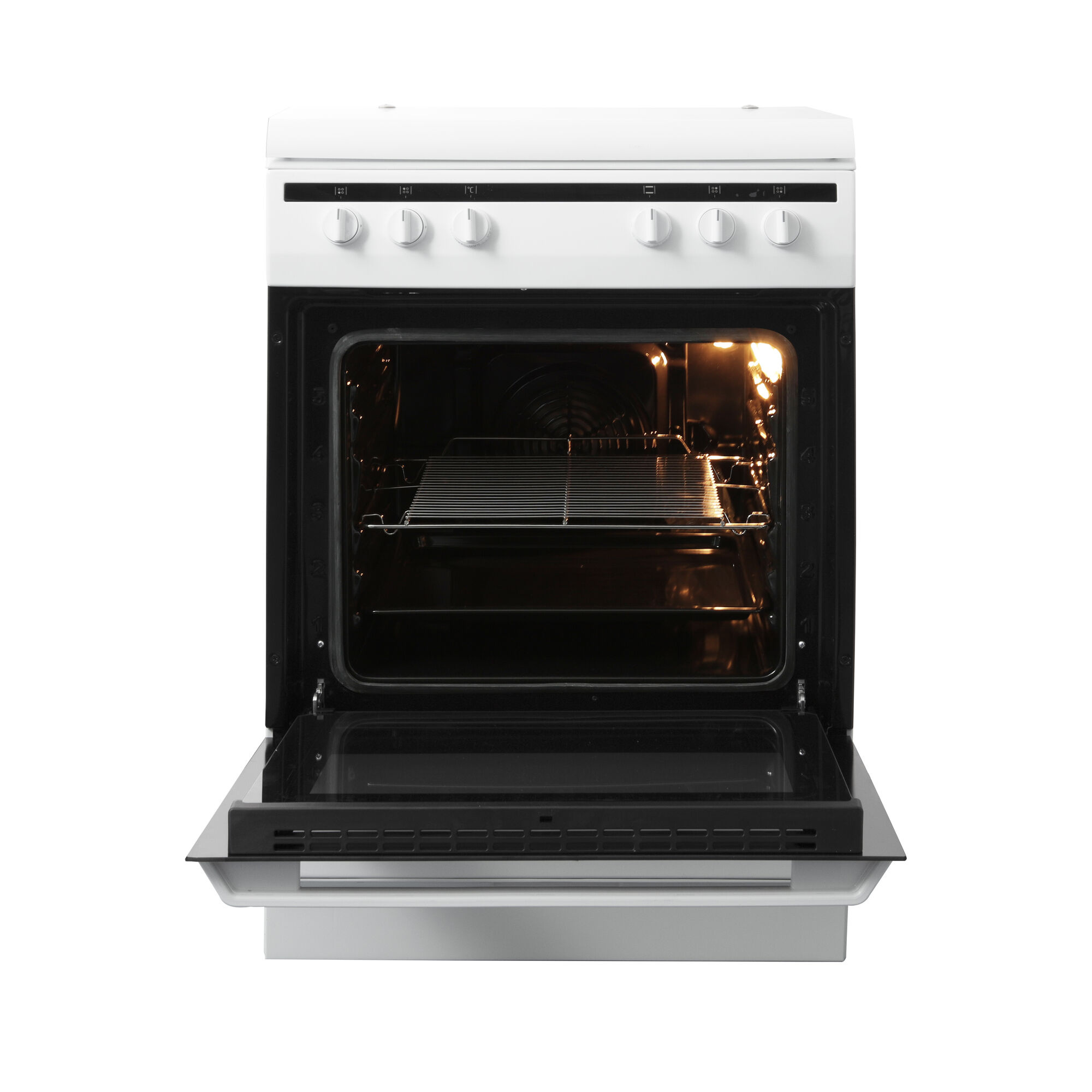 Indesit I6TMH2AGW - Gasfornuis