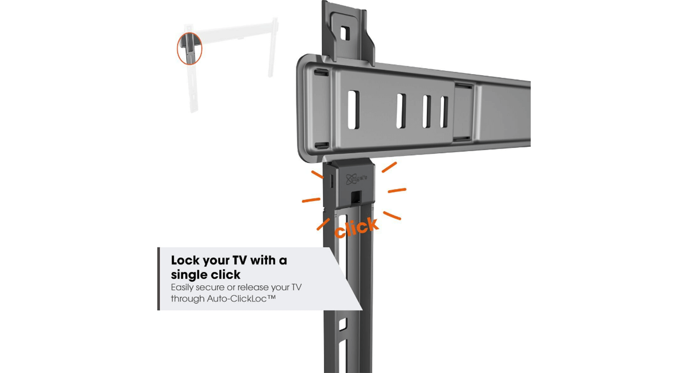 Vogel's TVM 5605 40 -100 inch zwart Platte tv-beugel - TV muurbeugel