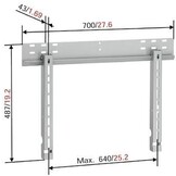 Vogel's VFW040 Zwart 26-50 inch platte muurbeugel - TV muurbeugel