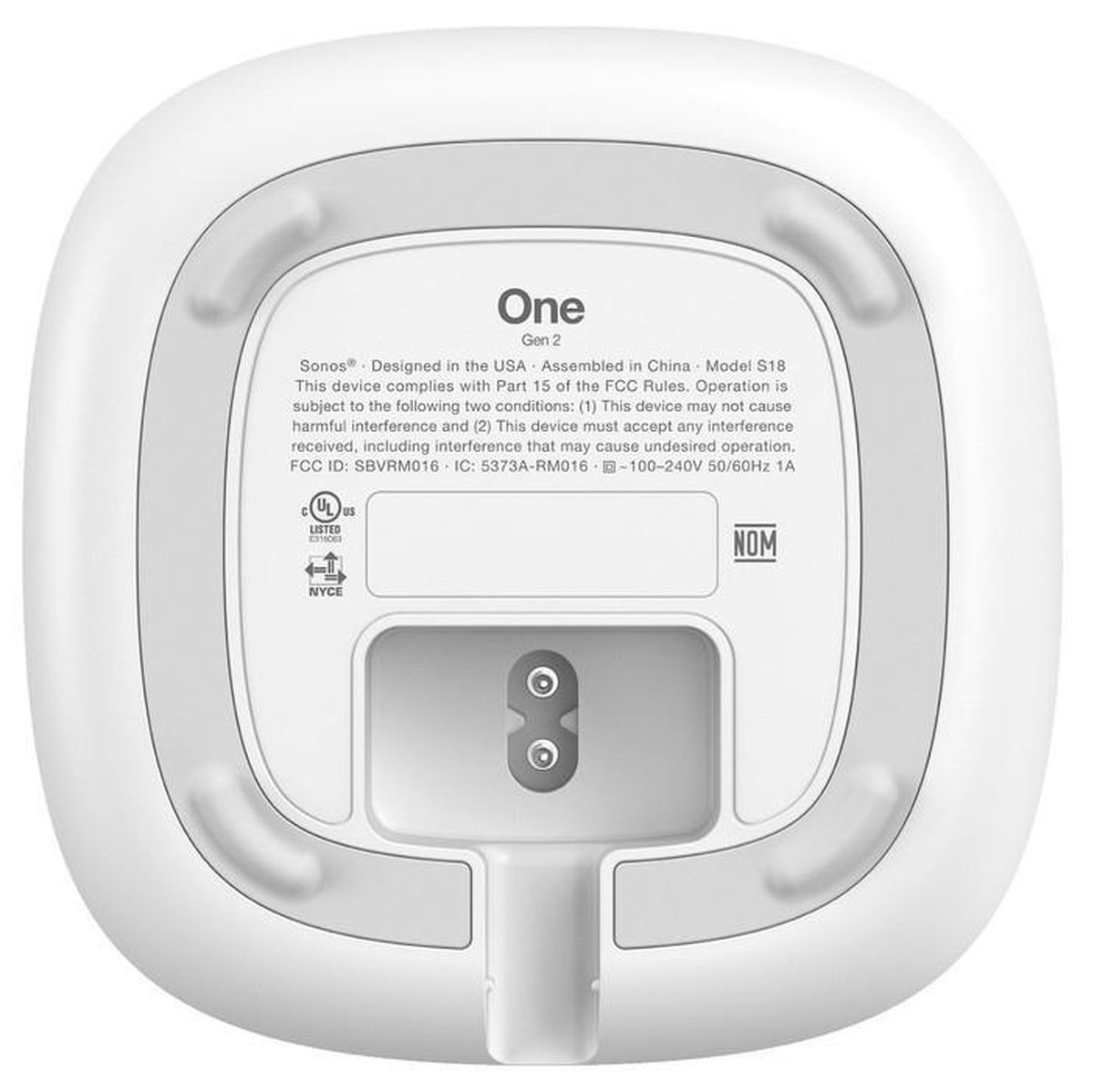 Sonos One wit - Draadloze speaker