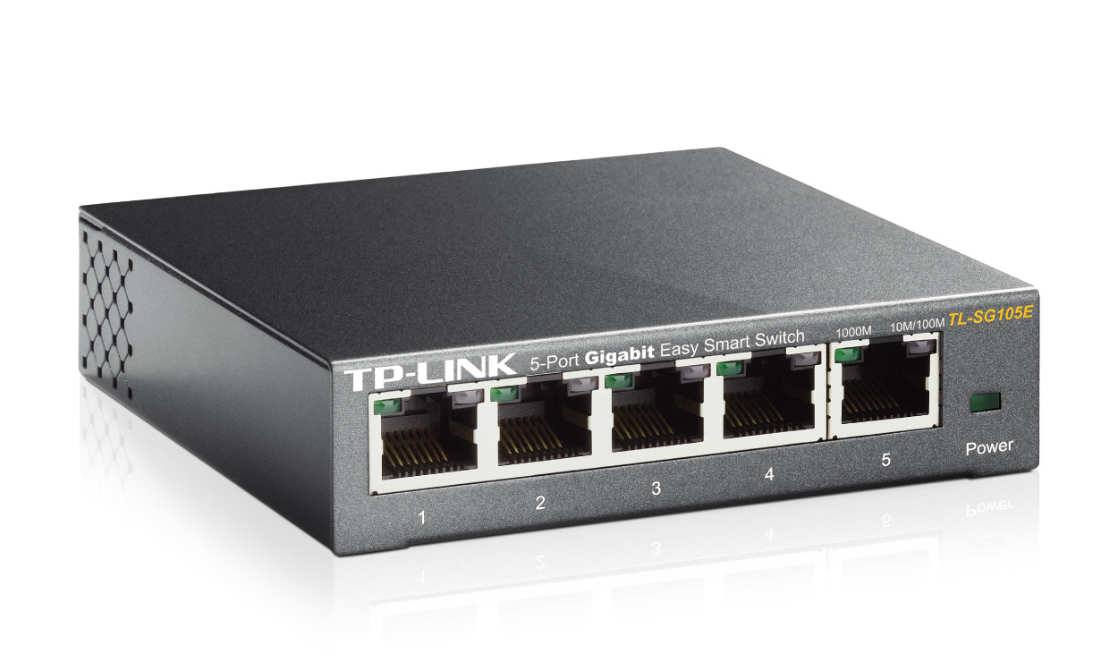 TP-Link TL-SG105E 5-poorts Gigabit Easy Smart - Netwerk switch