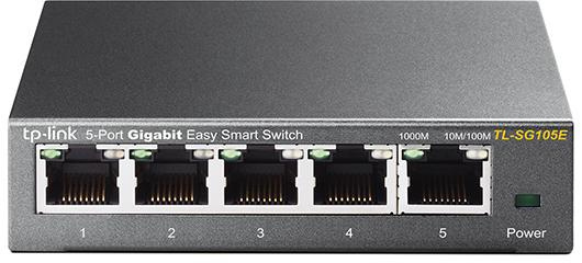 TP-Link TL-SG105E 5-poorts Gigabit Easy Smart - Netwerk switch