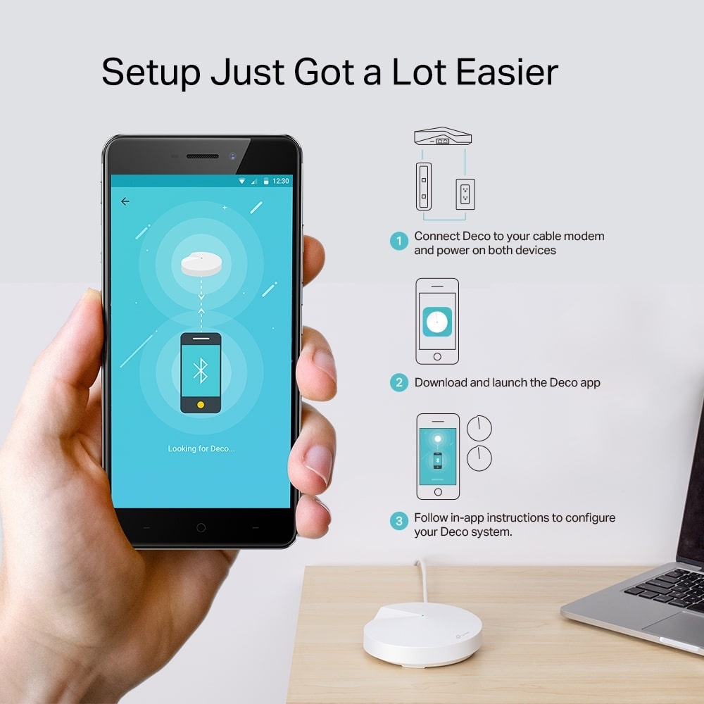 TP-Link DECO M9 Plus (2 Pack) Mesh Wi-Fi System - Router
