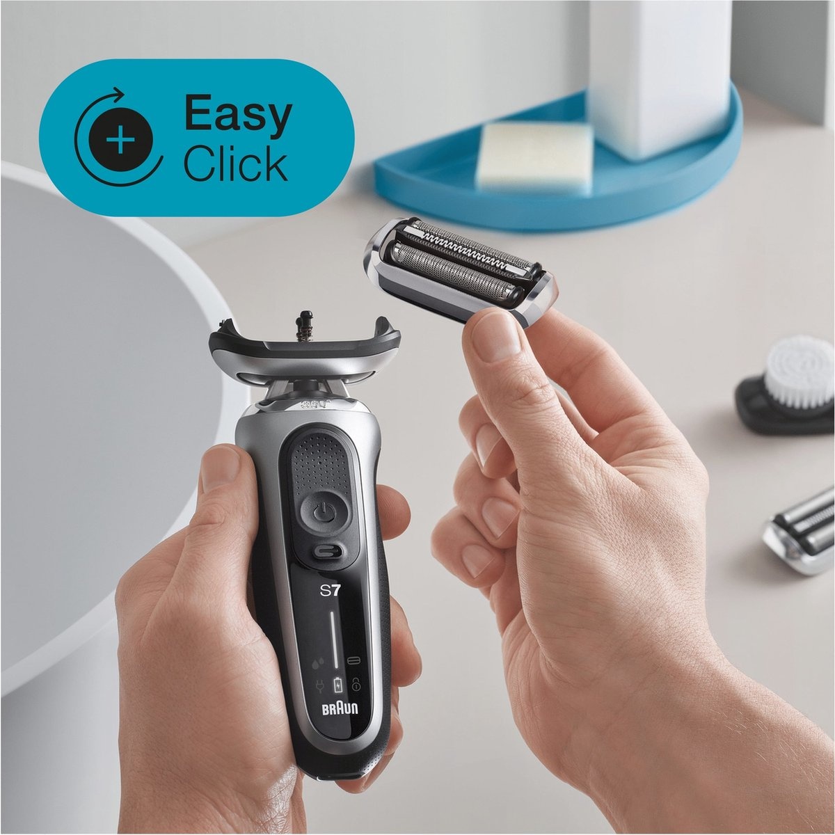 Braun Series 7 71-S1000s Zilver - Scheerapparaat