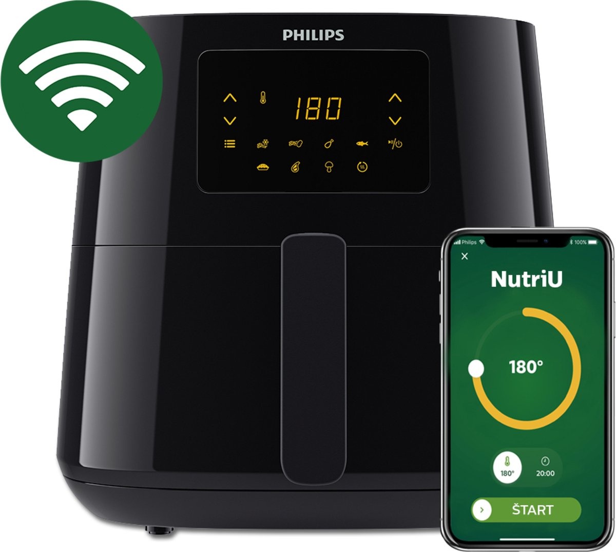 Philips Essential Airfryer XL HD9280/90 - Hetelucht friteuse