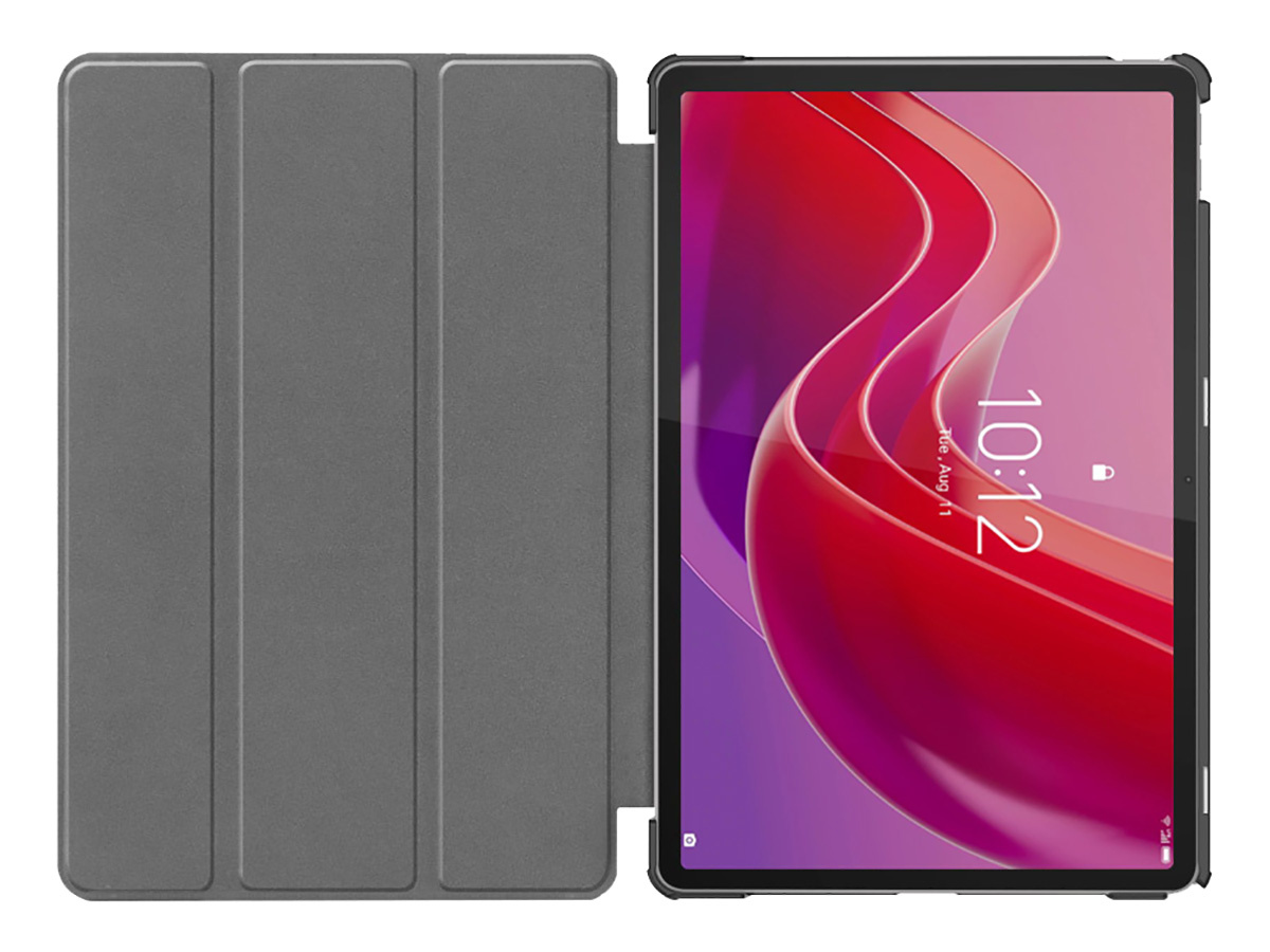 Just in Case Lenovo Tab M11 Smart Tri-Fold Case Zwart - Beschermhoes