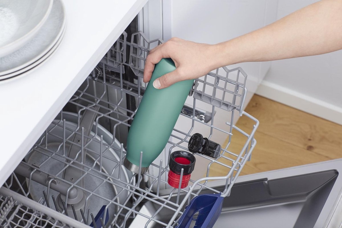 Tefal Bludrop Basic 0,5L RVS/Groen - Drinkfles