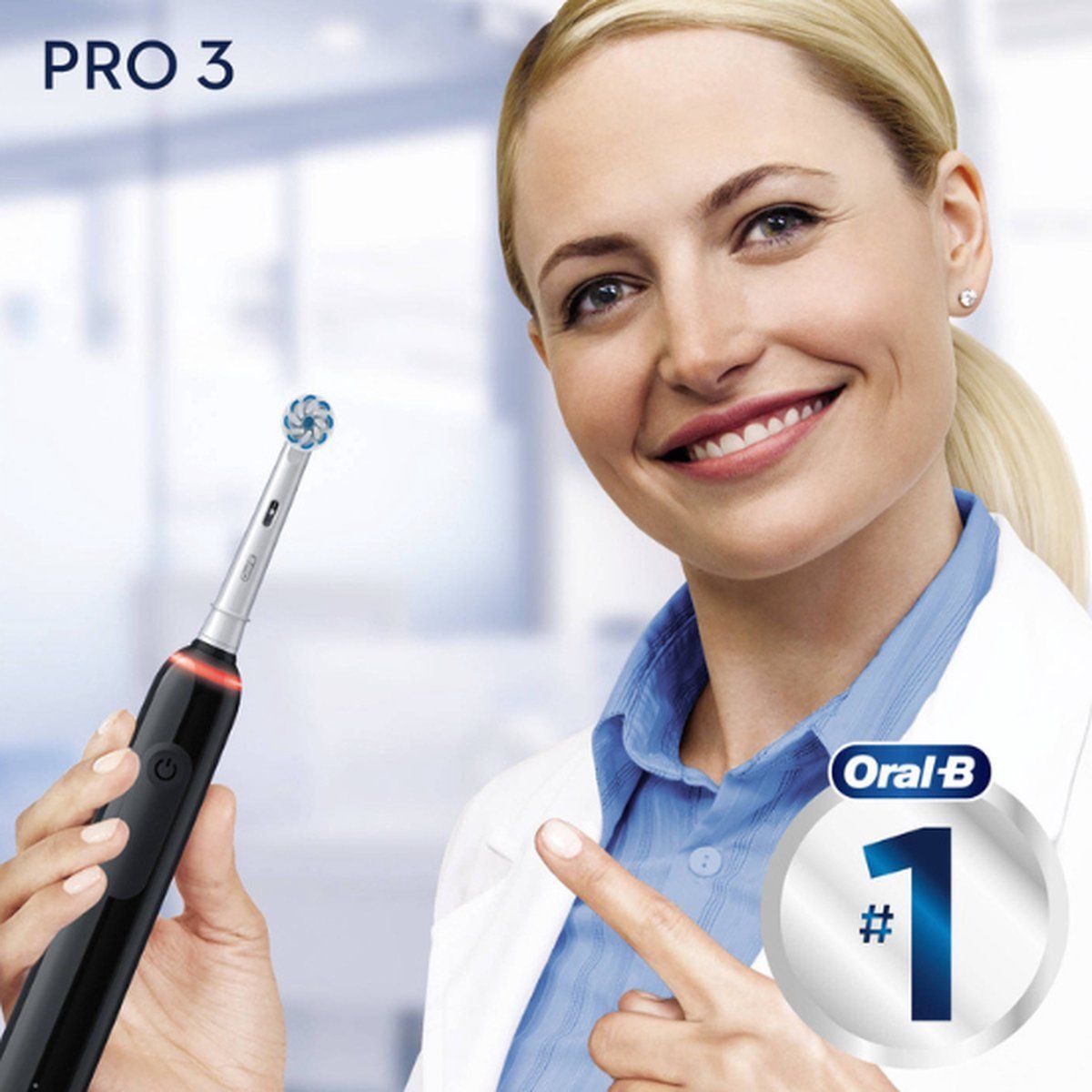 Oral-B Pro 3 3000 Pure Clean Zwart - Elektrische tandenborstel